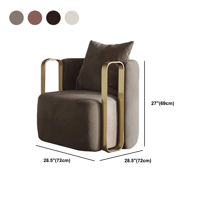 27.16" High Armchair Recessed Arms Included Chair for Living Room