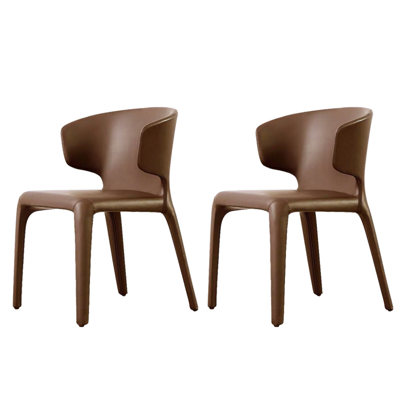 Contemporary Chair Dining Chairs with Metal Legs for Kitchen