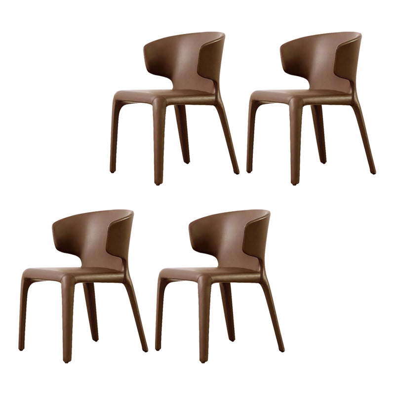 Contemporary Chair Dining Chairs with Metal Legs for Kitchen