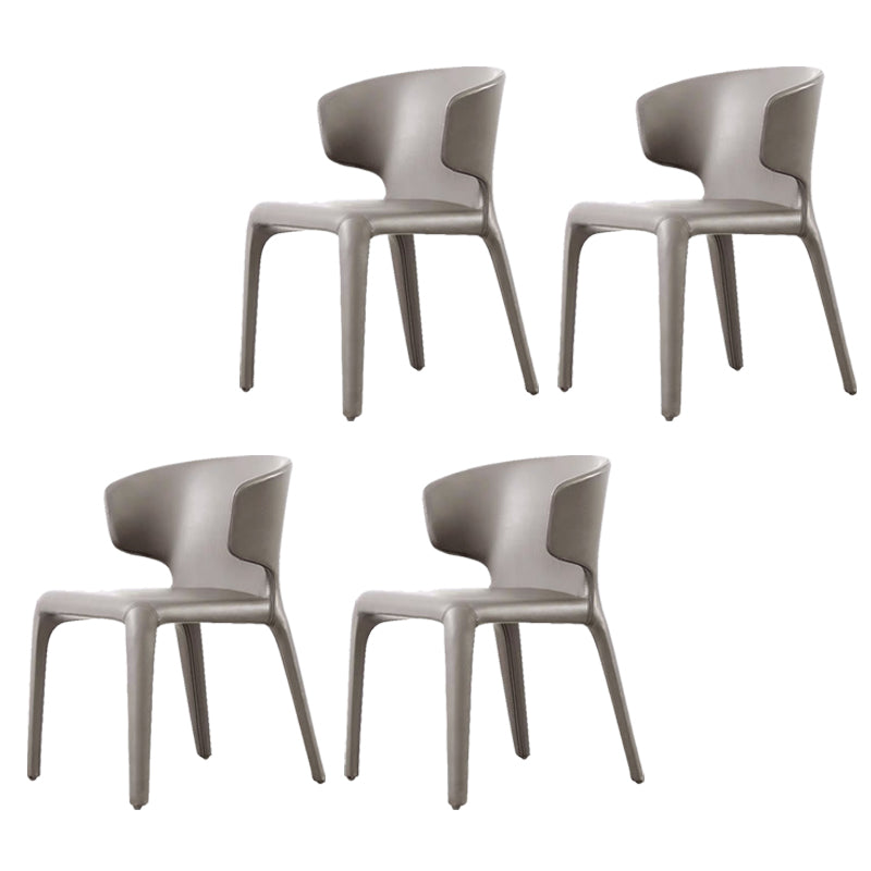 Contemporary Chair Dining Chairs with Metal Legs for Kitchen