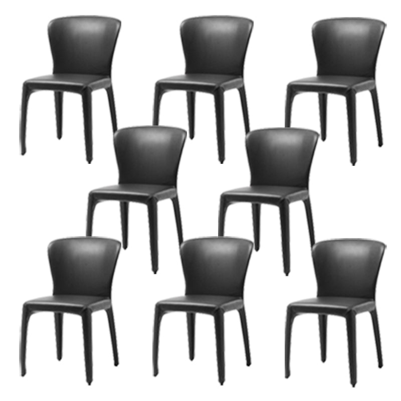 Contemporary Chair Dining Chairs with Metal Legs for Kitchen