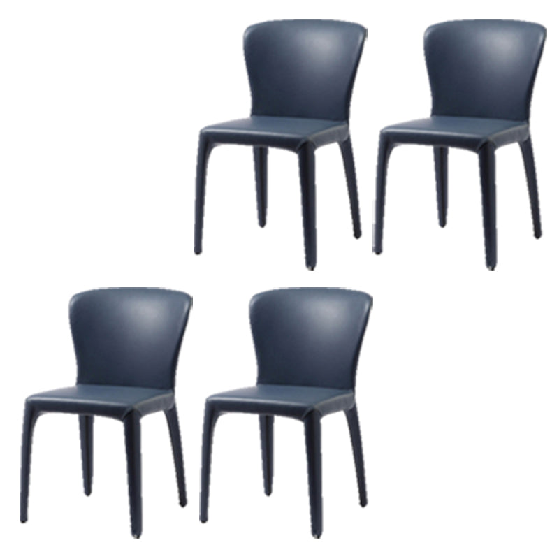 Contemporary Chair Dining Chairs with Metal Legs for Kitchen
