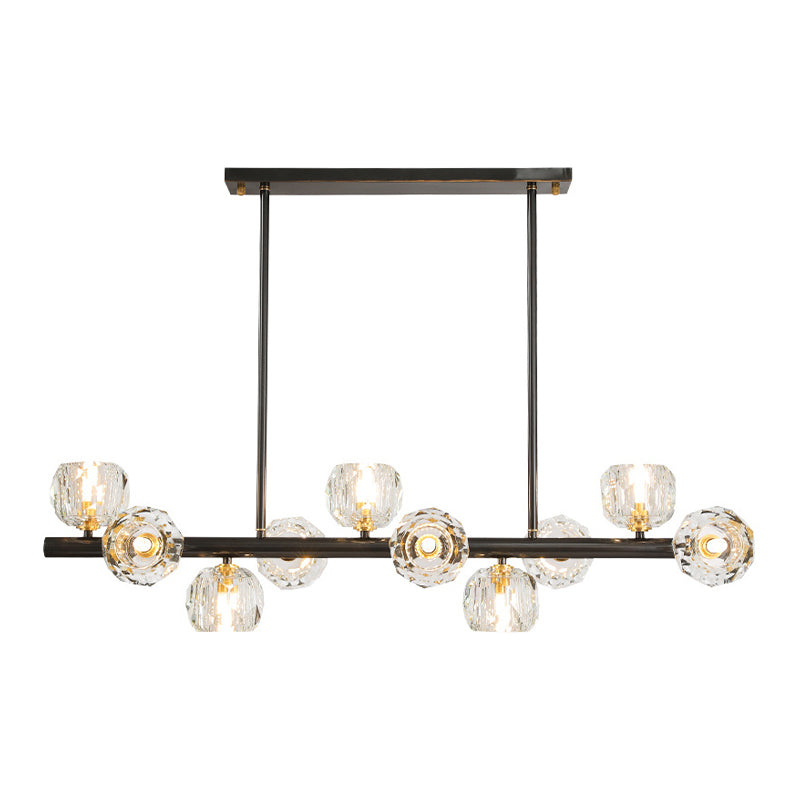 Modernist Ball Shape Island Pendants Crystal Pendant Lights for Dining Room