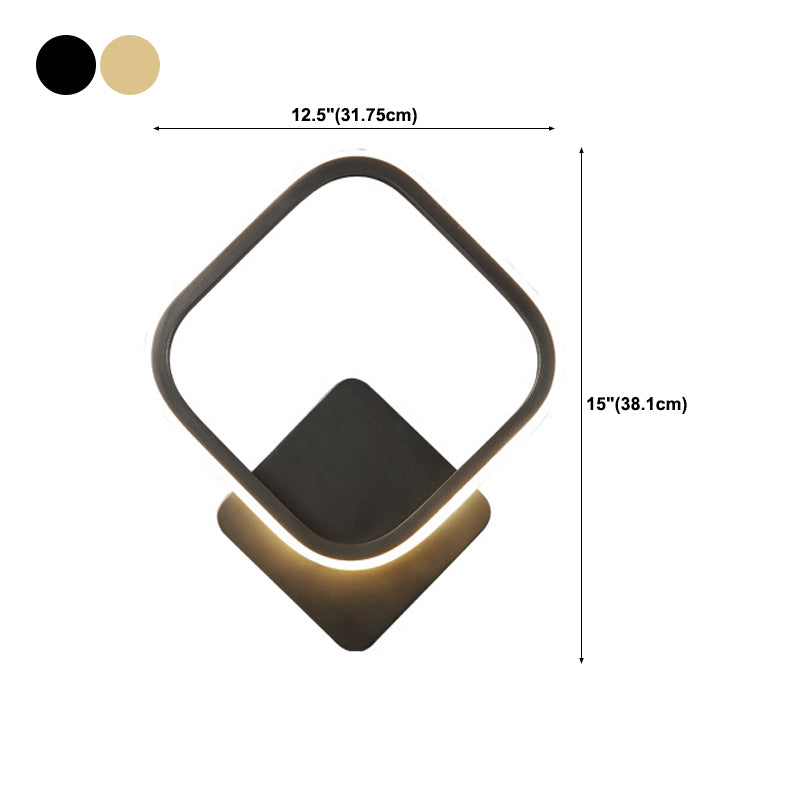 1-Light Sconce Light Modern Metal Sconce Light Fixture for Bedroom