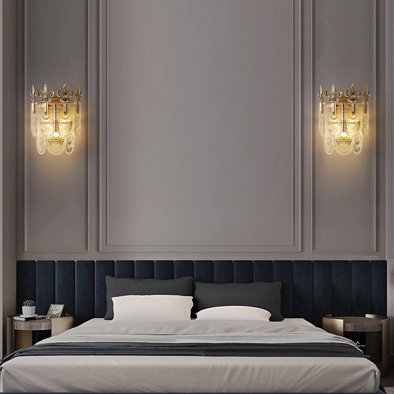 Multiple-Light Geometric Wall Sconce Light Modern Crystal Wall Sconce Lighting