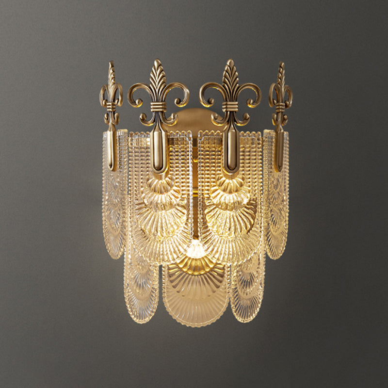 Multiple-Light Geometric Wall Sconce Light Modern Crystal Wall Sconce Lighting