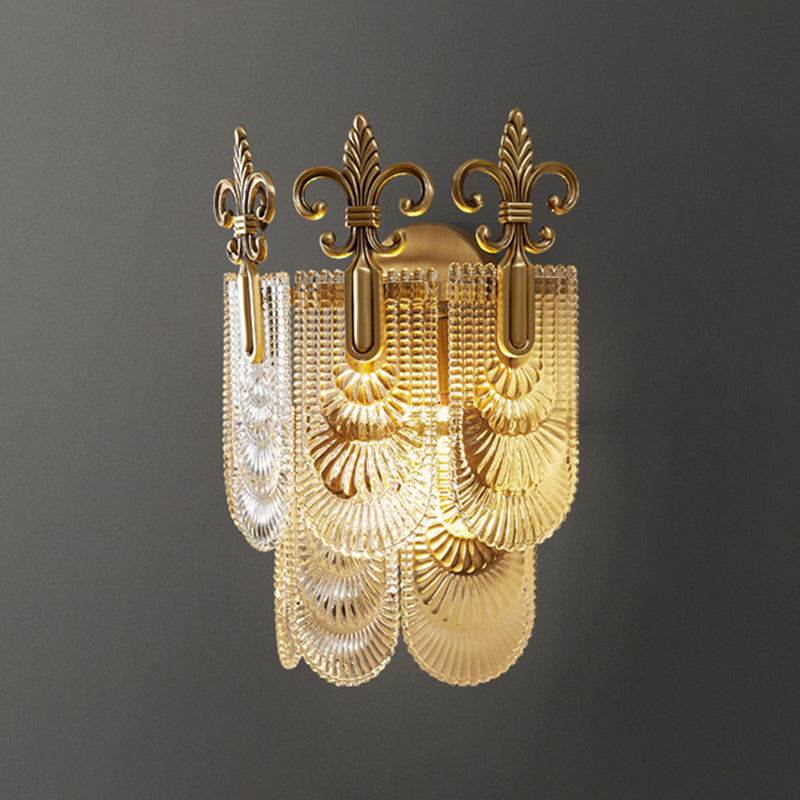 Multiple-Light Geometric Wall Sconce Light Modern Crystal Wall Sconce Lighting