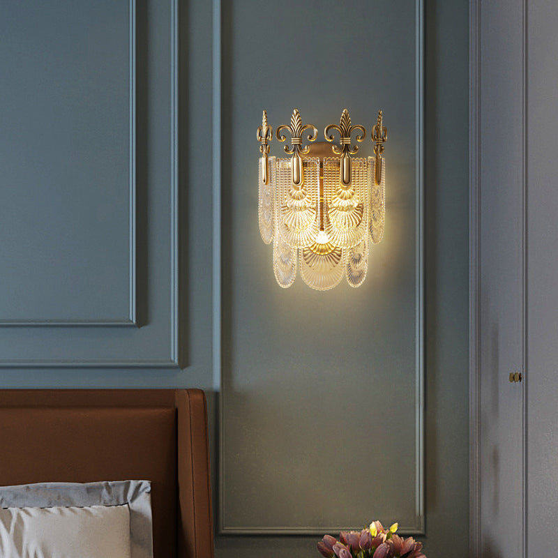 Multiple-Light Geometric Wall Sconce Light Modern Crystal Wall Sconce Lighting