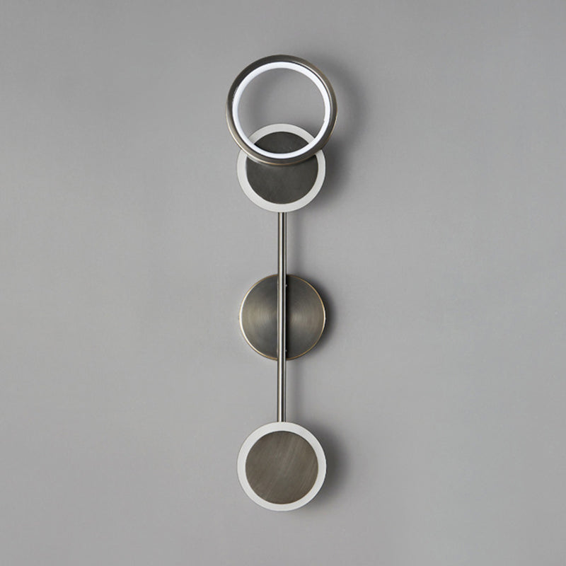 Multiple-Light Geometric Wall Sconce Lighting Modern Metal Wall Sconces
