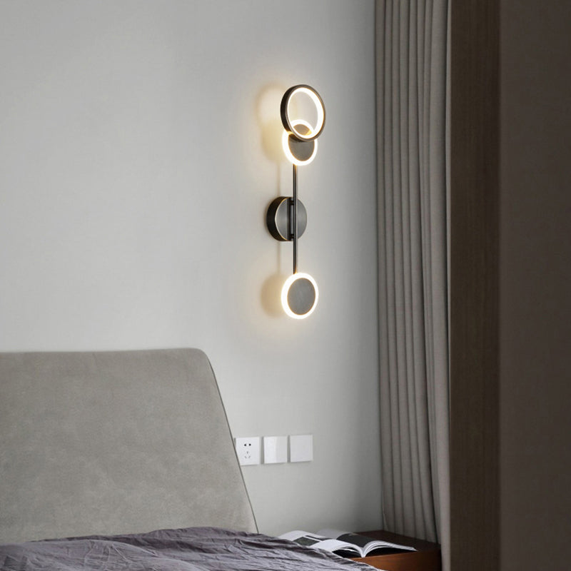 Multiple-Light Geometric Wall Sconce Lighting Modern Metal Wall Sconces