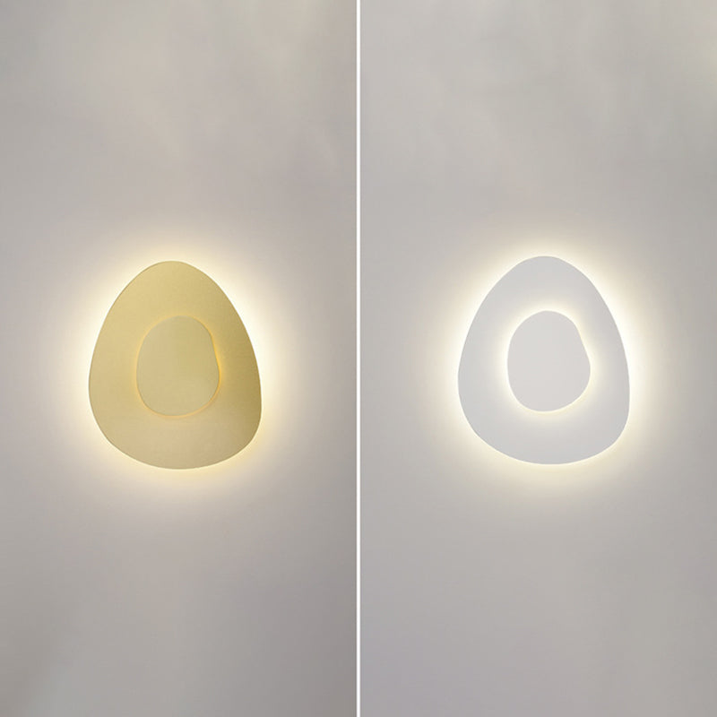 2-Light Geometric Wall Lamp Modern Metal Sconce Light for Bedroom