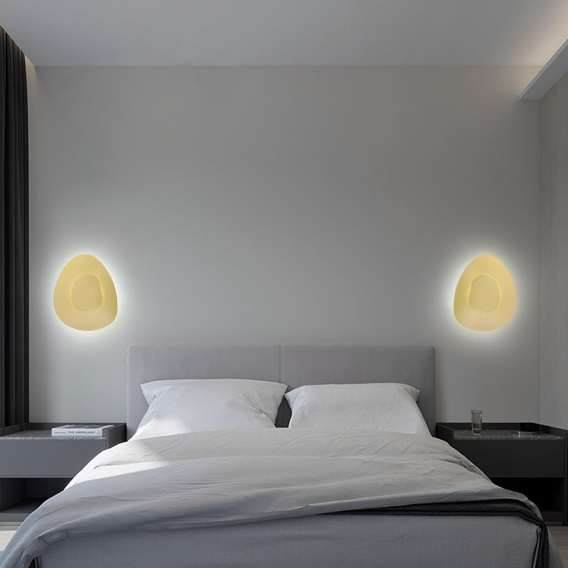 2-Light Geometric Wall Lamp Modern Metal Sconce Light for Bedroom