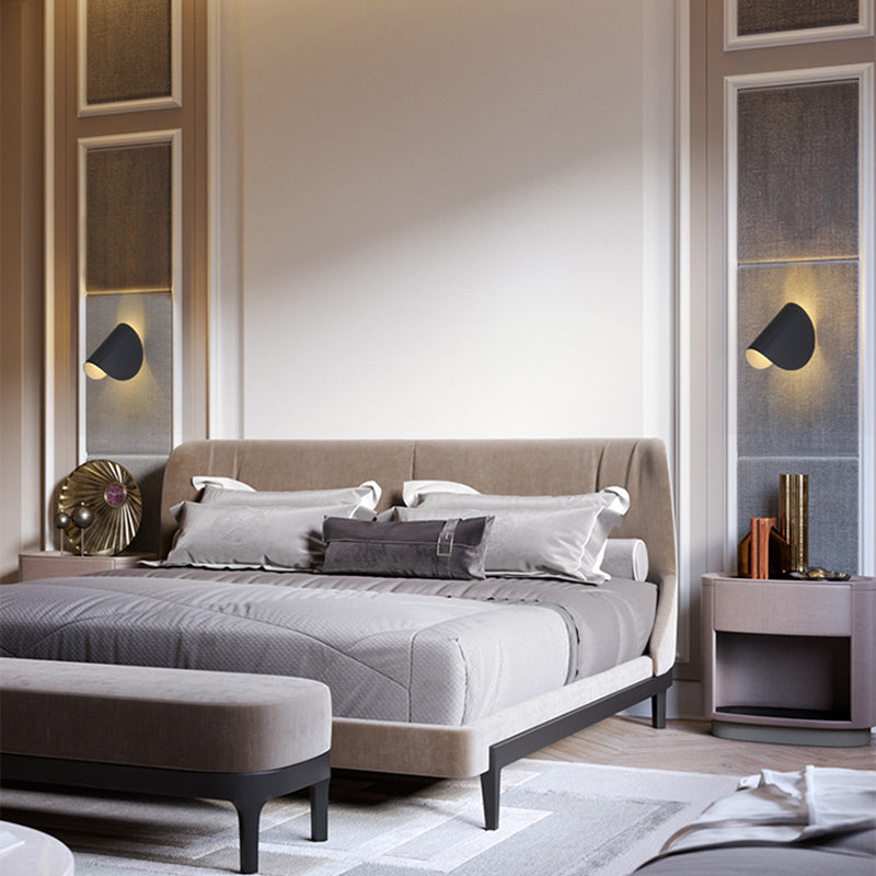Nordic Style Metal Wall Light Arc Shape Rotatable Wall Lamp for Living Room
