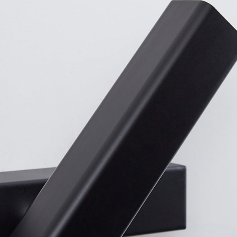 Nordic Style Iron Wall Light Rectangle Shape Rotatable Wall Lamp for Bedroom