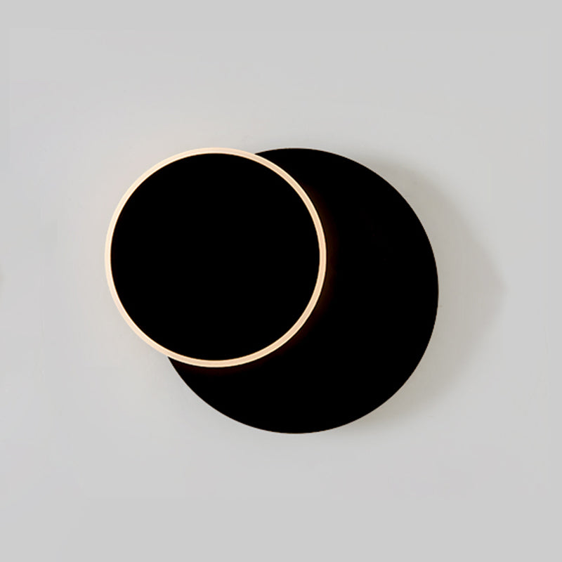 Nordic Style Iron Wall Light Geometry Shape Rotatable Wall Lamp for Bedroom