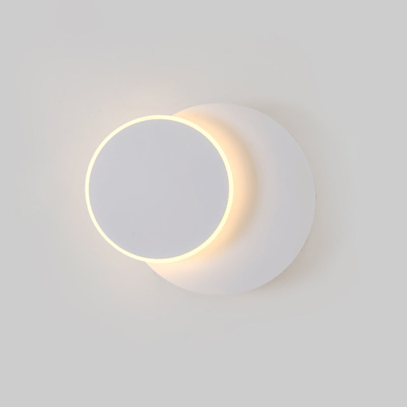 Nordic Style Iron Wall Light Geometry Shape Rotatable Wall Lamp for Bedroom