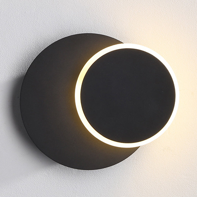Nordic Style Iron Wall Light Geometry Shape Rotatable Wall Lamp for Bedroom