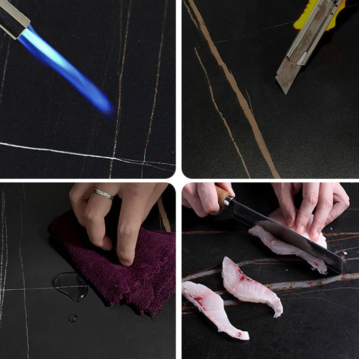 Modern 1/5/6/7 Pieces Dining Set Rectangle Stone Dining Table for Dining Room Kitchen