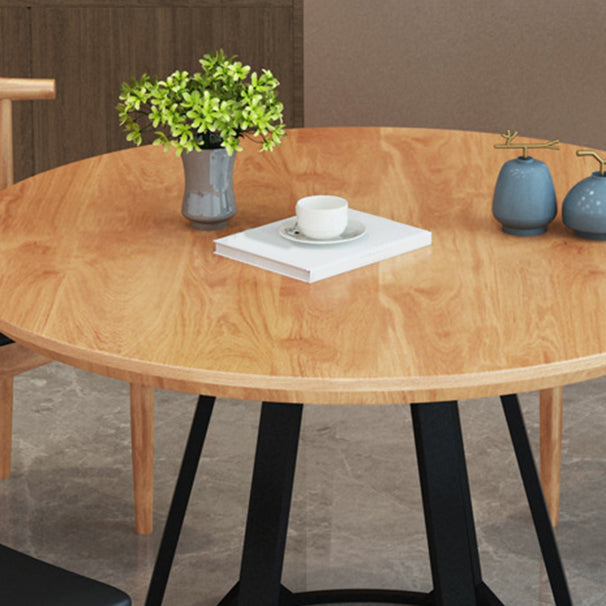 Nordic 1/2/5 Pieces Dining Set Round Wood Dining Table for Dining Room