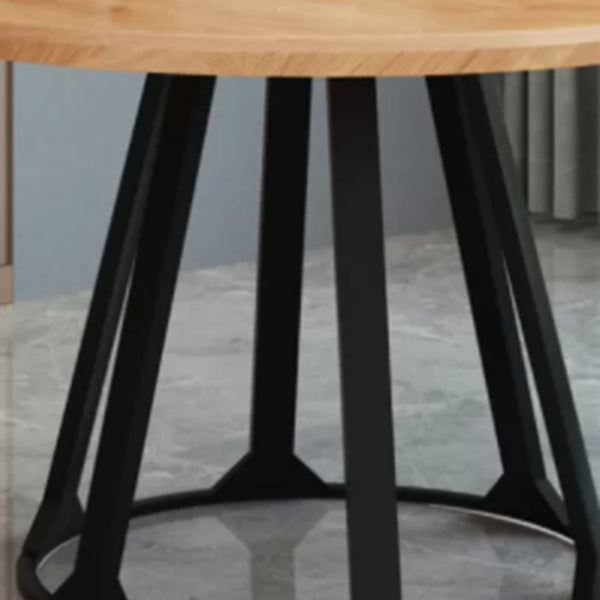 Nordic 1/2/5 Pieces Dining Set Round Wood Dining Table for Dining Room