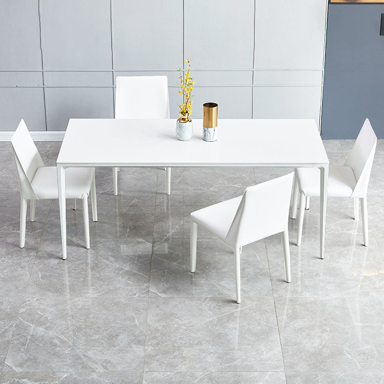 Designer Style 1/4/5 Pieces Rectangle Dining Set Sintered Stone Top Dinette Table Set