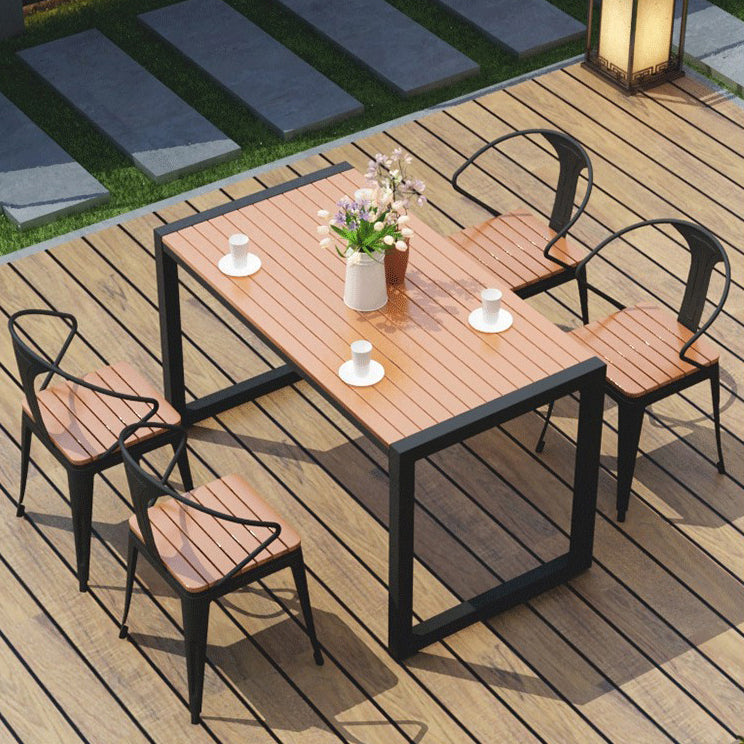 Modern Wood Dining Table Set 1/3/5 Pieces Dining Room Set for Home Use