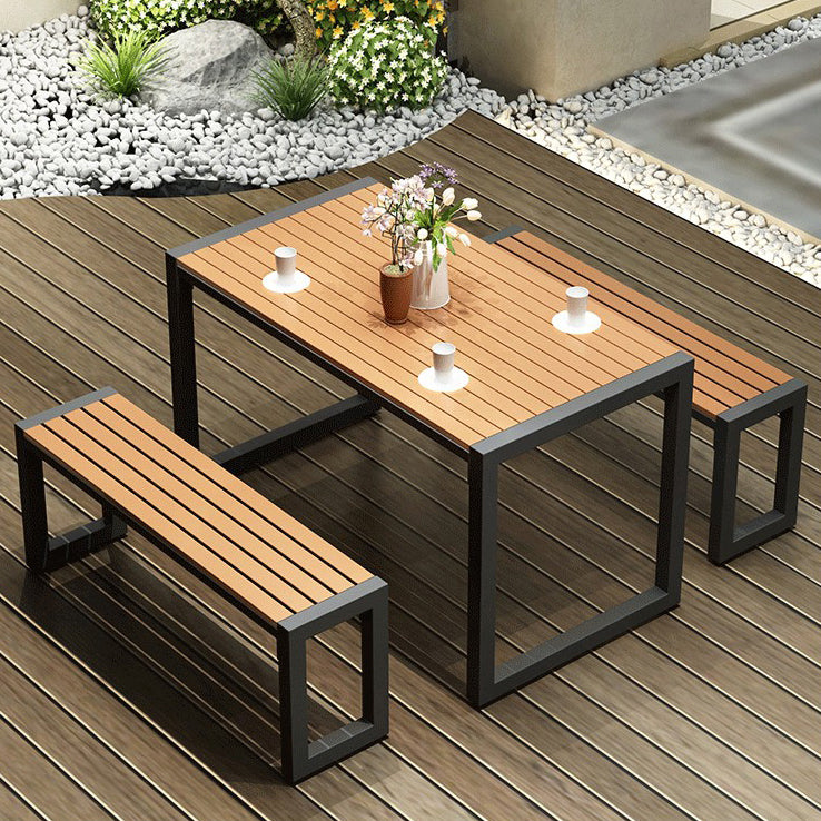 Modern Wood Dining Table Set 1/3/5 Pieces Dining Room Set for Home Use