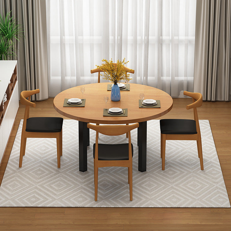 Modern Wood Dining Table Set 1/2/5 Pieces Dining Set for Home Use