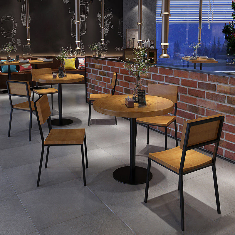 Modern Wood Dining Table Set 1/2/3/4/5 Pieces Dining Set for Home Use