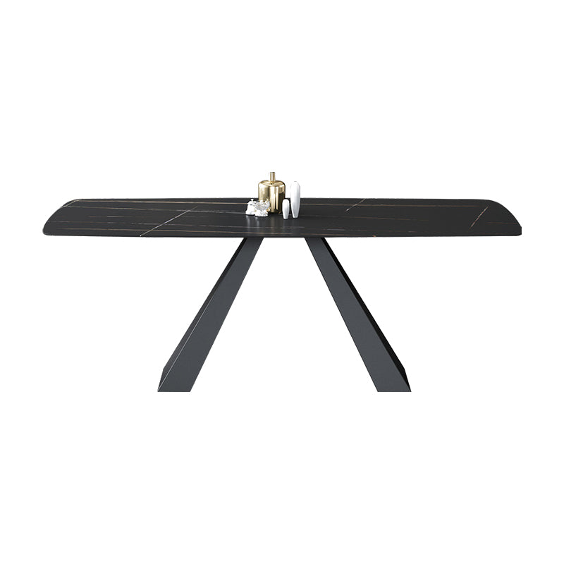 Contemporary Rectangle Table Set 1/5/6/7 Pieces Dining Set for Restaurant