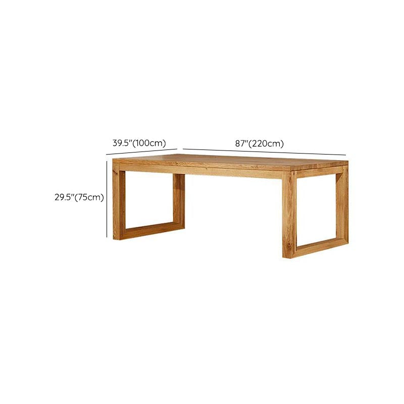 Modern 1/9 Pieces Dining Set Rectangle Pine Wood Dining Table for Dining Room