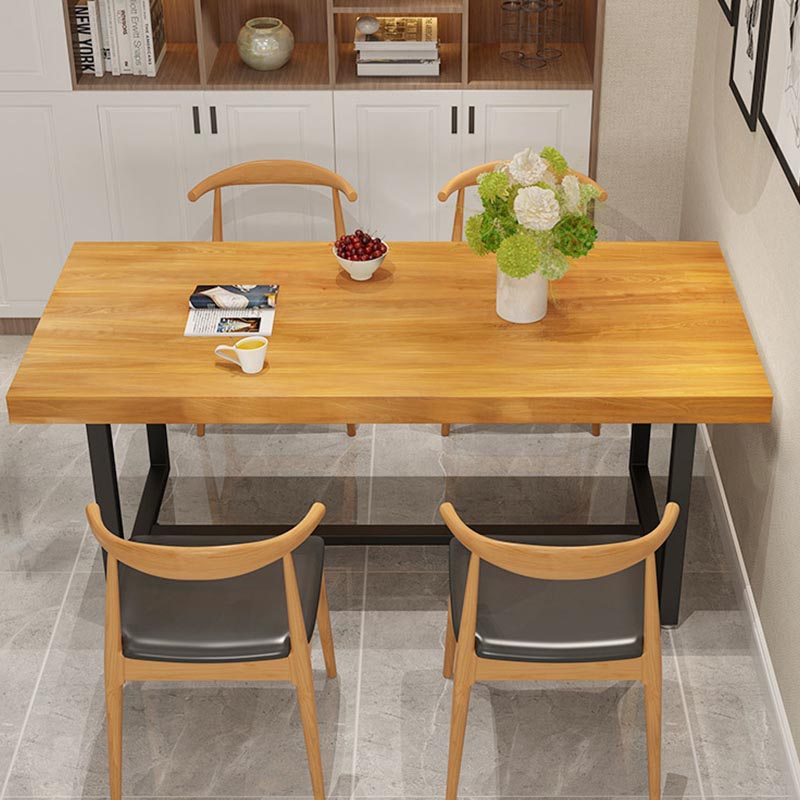 Modern 1/5 Pieces Dining Set Rectangle Wood Dining Table for Kitchen Dining Room
