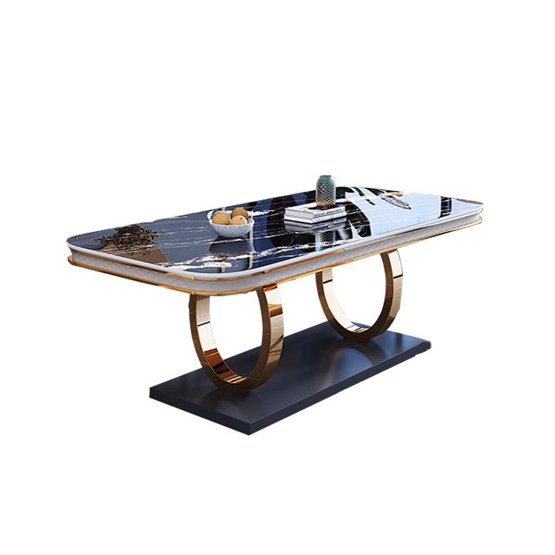 1/4/5/6 Pieces Dining Set Contemporary Rectangle Sintered Stone Dining Table Set