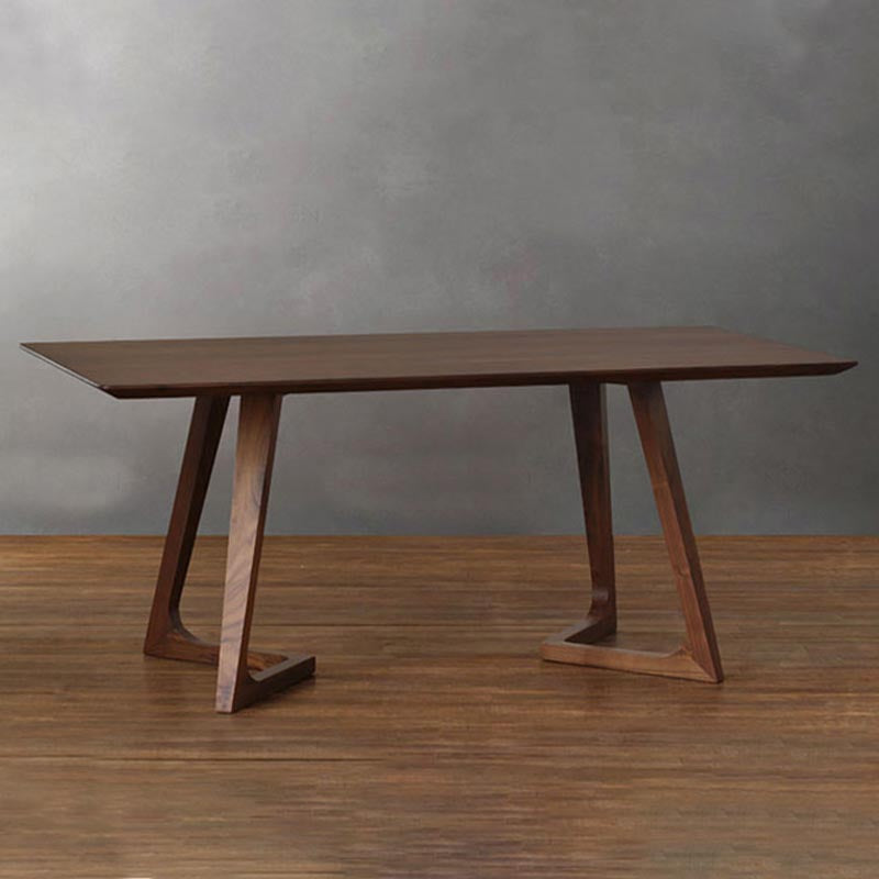 Industrial  1/5 Pieces Dining Set Rectangle Pine Wood Dining Table for Dining Room