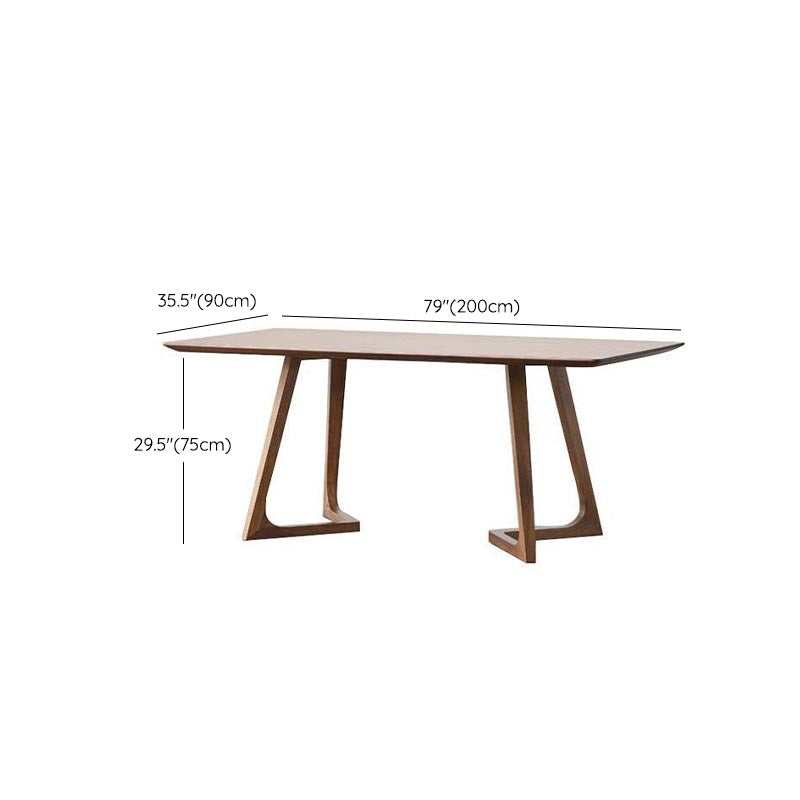 Industrial  1/5 Pieces Dining Set Rectangle Pine Wood Dining Table for Dining Room