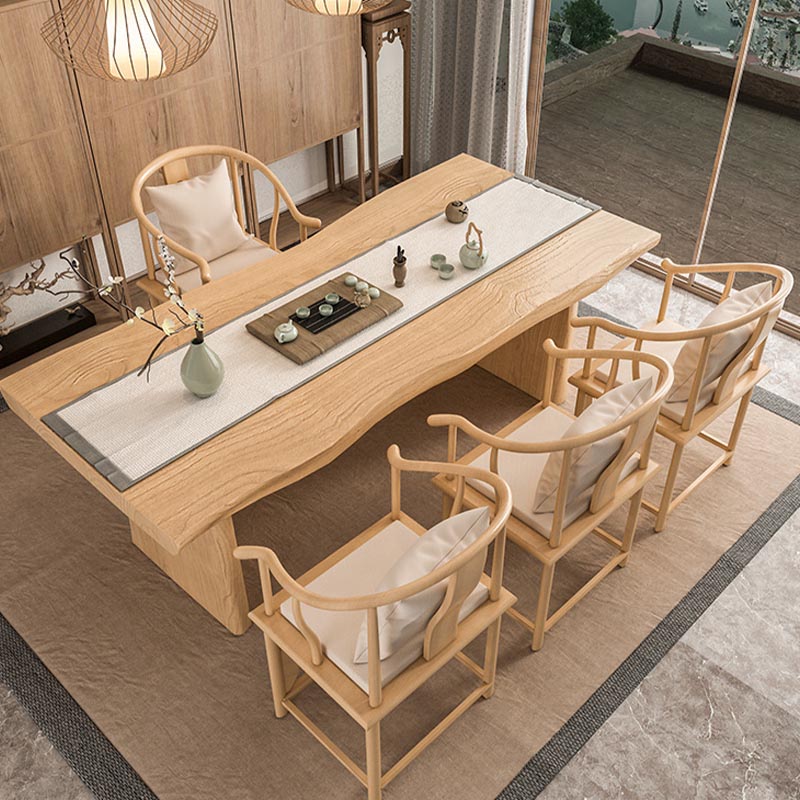 Modern Wood Dining Table Set 1/5 Pieces Dining Set for Home Use
