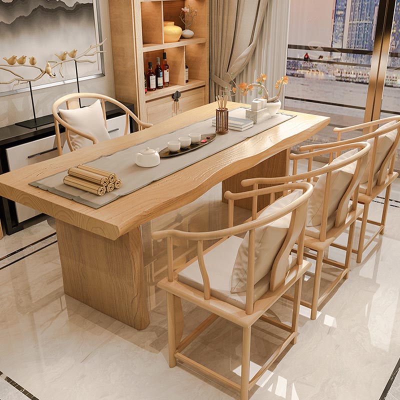 Modern Wood Dining Table Set 1/5 Pieces Dining Set for Home Use