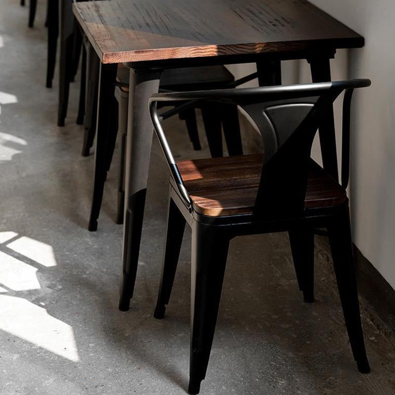 Industrial 1/4/5 Pieces Dining Set Wood Dining Table for Indoor