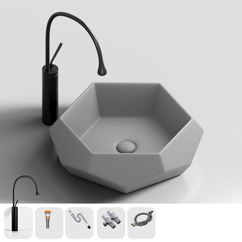 Modern Specialty Wash Stand Porcelain Vessel Lavatory Sink for Home