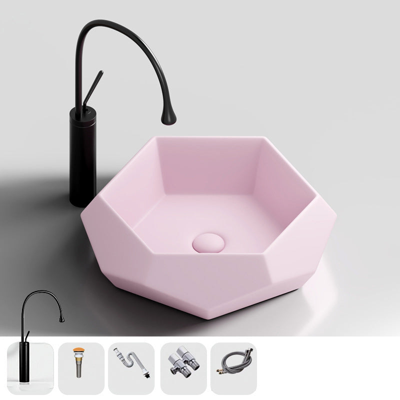Modern Specialty Wash Stand Porcelain Vessel Lavatory Sink for Home