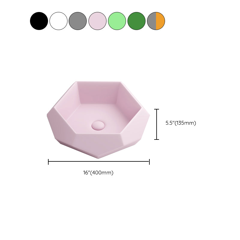 Modern Specialty Wash Stand Porcelain Vessel Lavatory Sink for Home