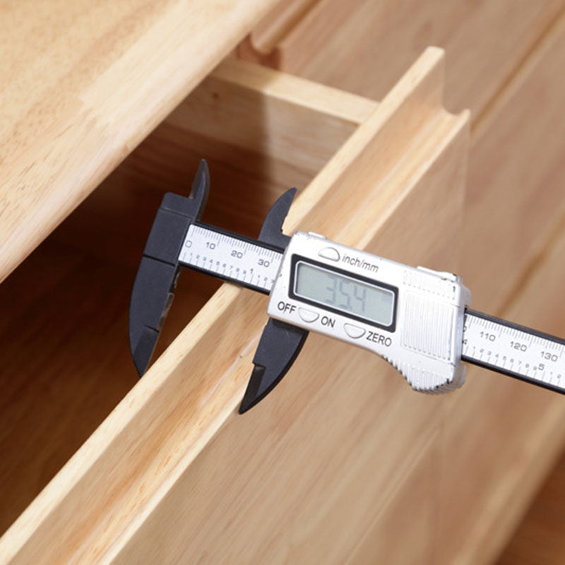 Bedroom Rubber Wood Storage Chest Contemporary Chest with Drawers