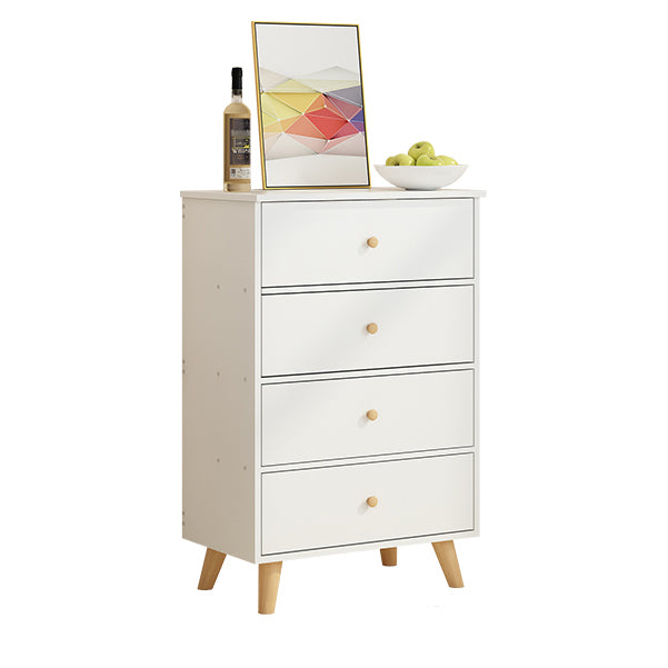 Contemporary Wood Storage Chest Matte Finish Bedroom Dresser