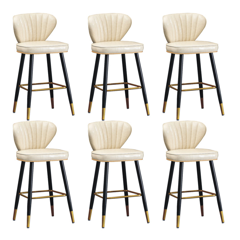 Nordic Style Bar Stool Metal Counter Bar Stool for Restaurant
