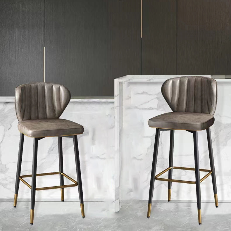Nordic Style Bar Stool Metal Counter Bar Stool for Restaurant