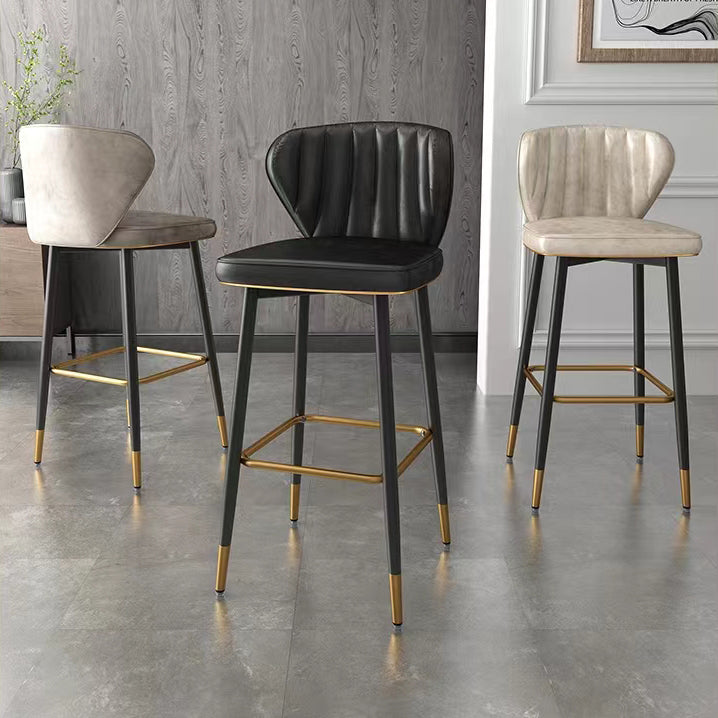 Nordic Style Bar Stool Metal Counter Bar Stool for Restaurant
