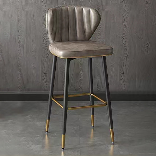 Nordic Style Bar Stool Metal Counter Bar Stool for Restaurant