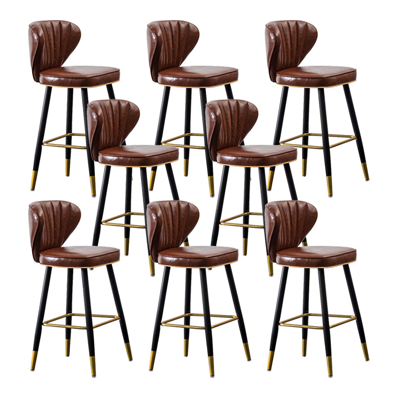 Nordic Style Bar Stool Metal Counter Bar Stool for Restaurant