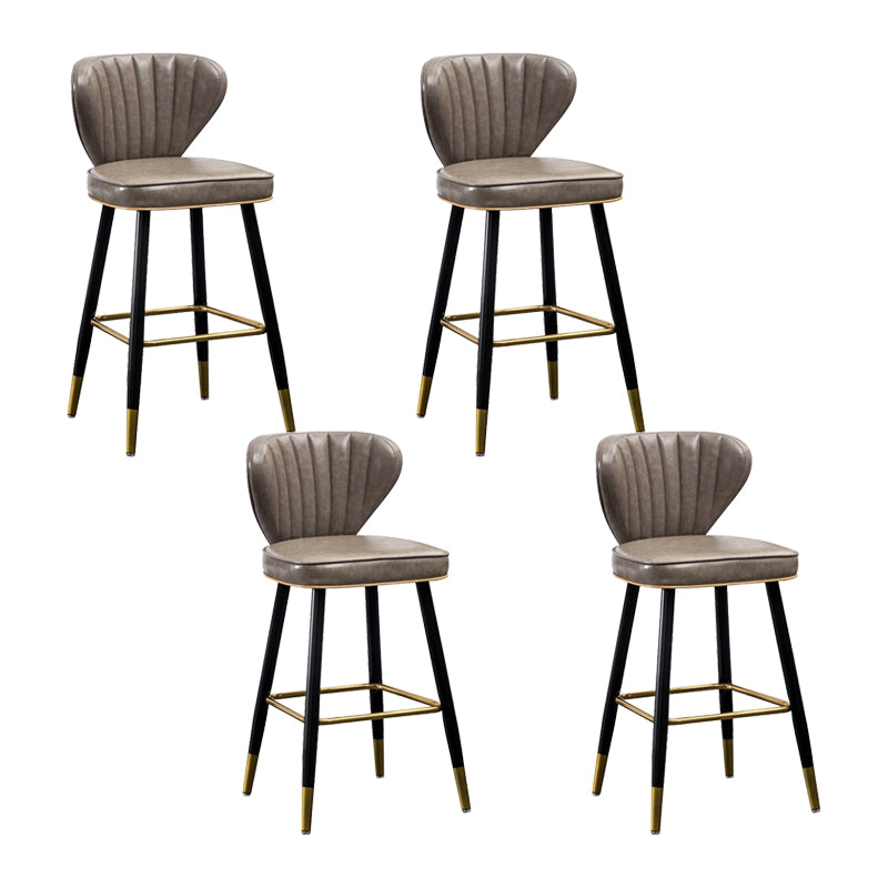 Nordic Style Bar Stool Metal Counter Bar Stool for Restaurant