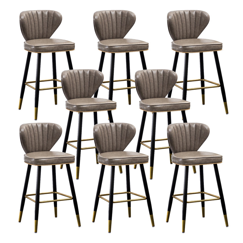 Nordic Style Bar Stool Metal Counter Bar Stool for Restaurant